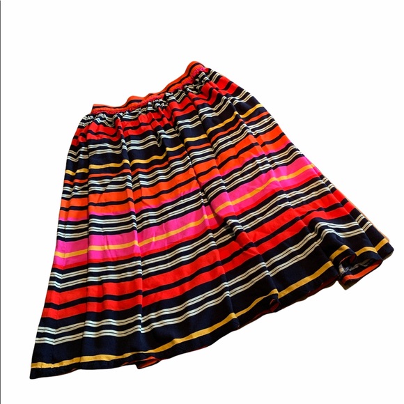 ECI flowy midi striped skirt S - Picture 5 of 5